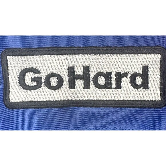 ElbowGrease Mens Jersey Football Athletics Racing Short Sleeve Mesh Blue Medium - Picture 4 of 12